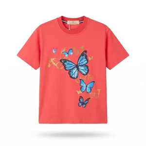 Girls' Short-Sleeve Butterfly T-Shirt (Code 31)