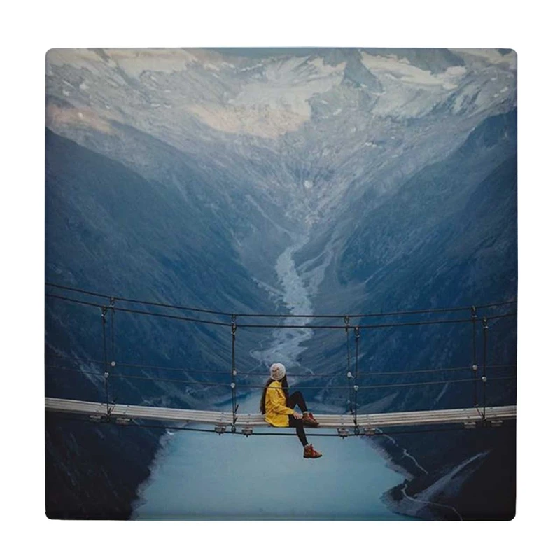  زیر لیوانی طرح پل معلق و منظره کوهستانی کد    3615994_1542