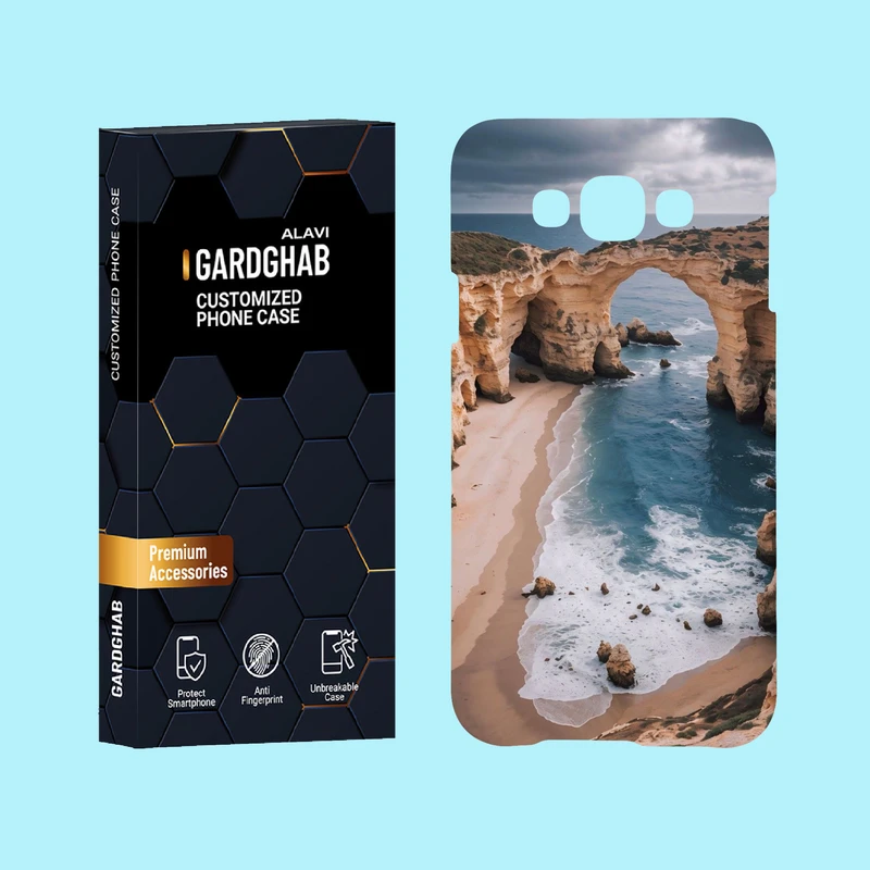 کاور گارد قاب علوی مدل منظره و طبیعت مناسب برای گوشی موبایل سامسونگ Galaxy E7 2015