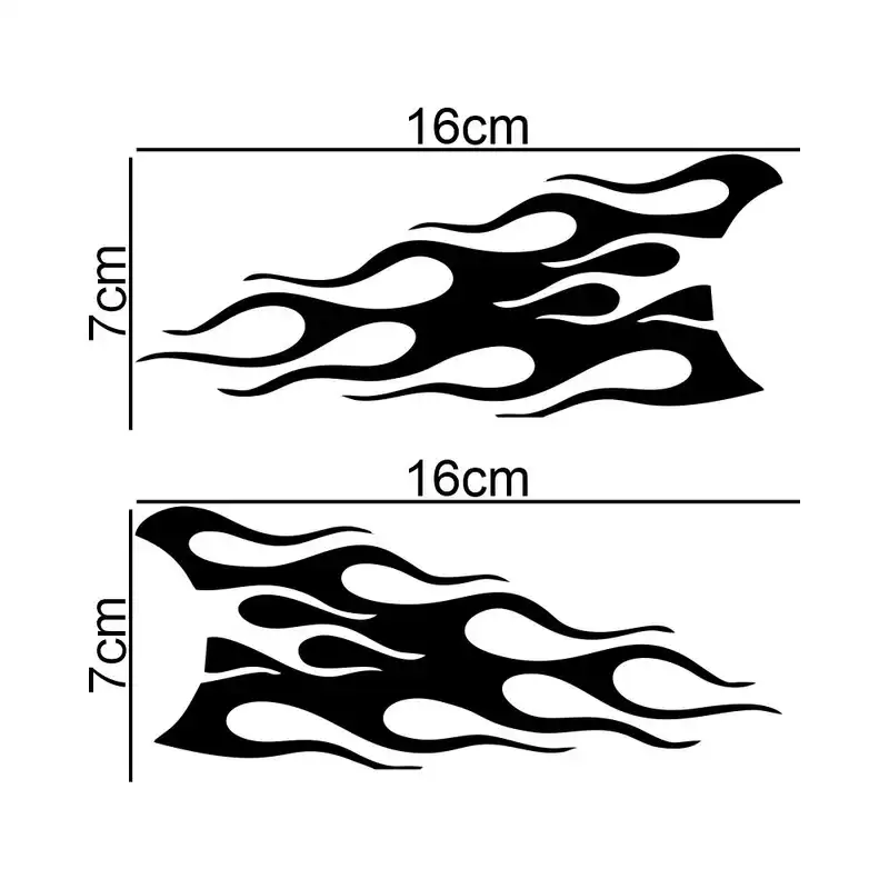 برچسب بدنه خودرو ماتریسیو طرح بغل لوگو ماشین کد M264 بسته 2 عددی