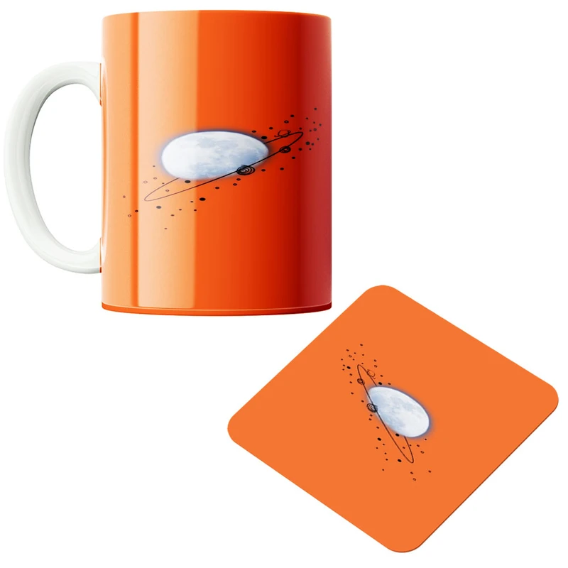 ماگ پادآفرین مدل کره کد 452 به همراه زیر لیوانی 