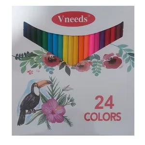 مداد رنگی 24 رنگ ونیدز مدل گل شقایق