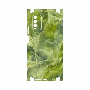 MAHOOT Green Crystal Marble-FullSkin Cover Sticker for Xiaomi Redmi 9T