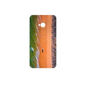 MAHOOT Beach and Green Sea Cover Sticker for HTC One M7