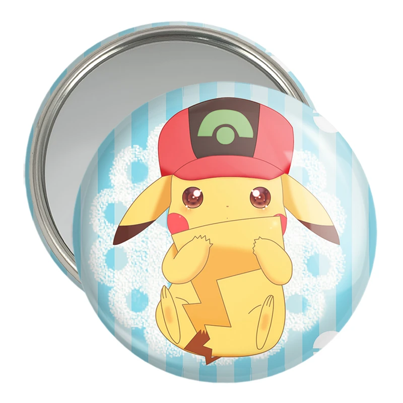 آینه جیبی خندالو مدل پیکاچو انیمه پوکمون  کد 17335