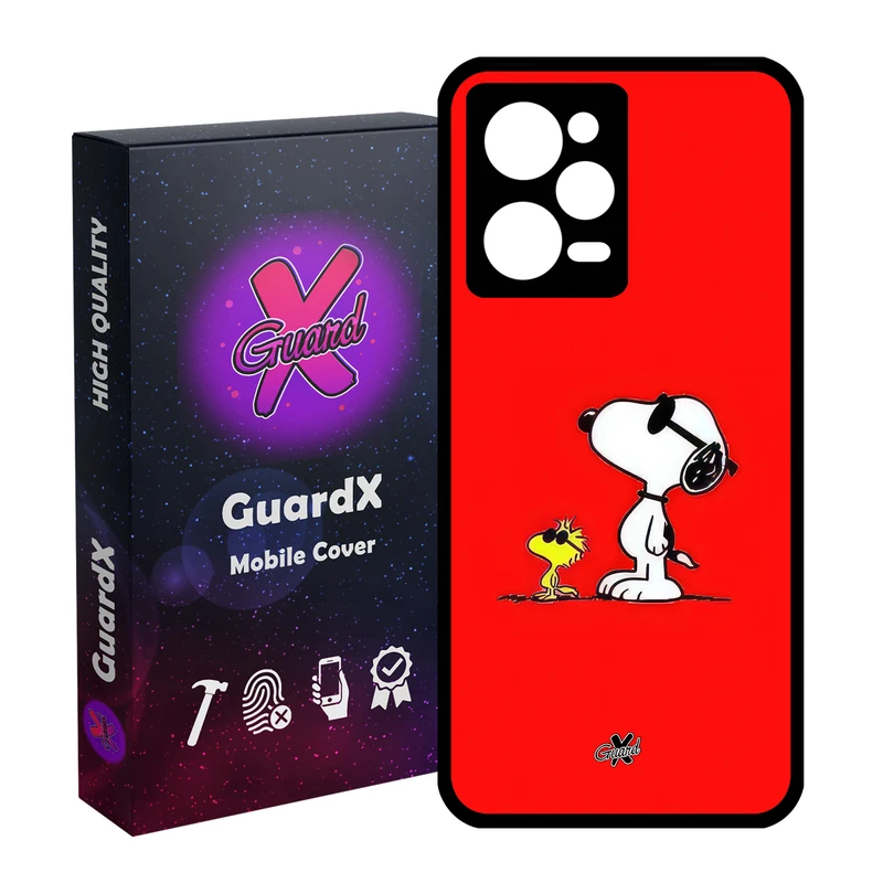 کاور گارد ایکس طرح اسنوپی مدل Glass10632 مناسب برای گوشی موبایل شیائومی Redmi Note 12 Pro 5G/Poco X5 Pro 5G/Note 12 Pro Pro speed