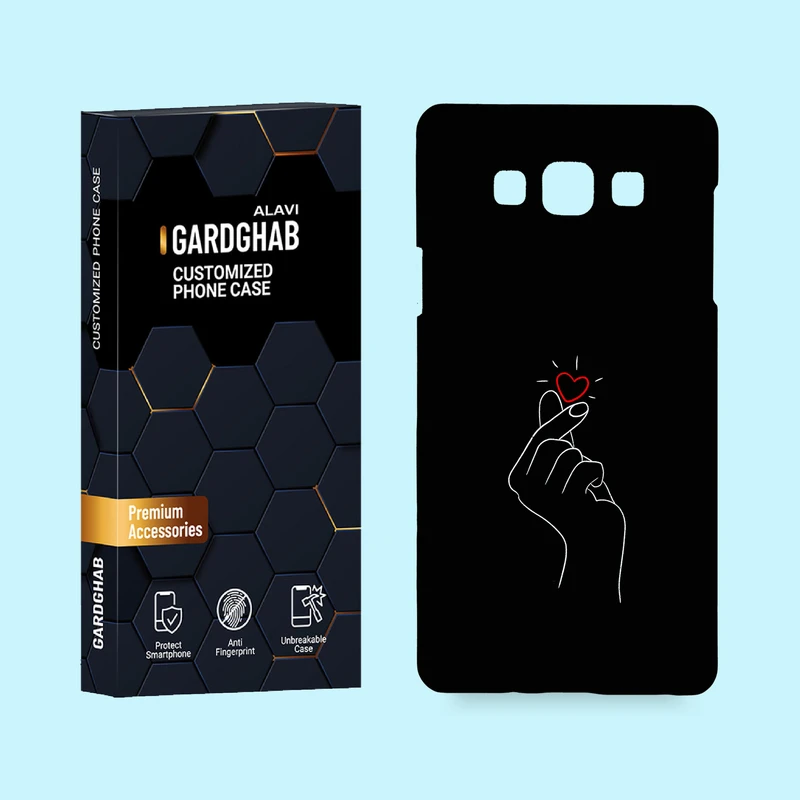 کاور گارد قاب علوی مدل عاشقانه مناسب برای گوشی موبایل سامسونگ Galaxy A7 2015 / A700