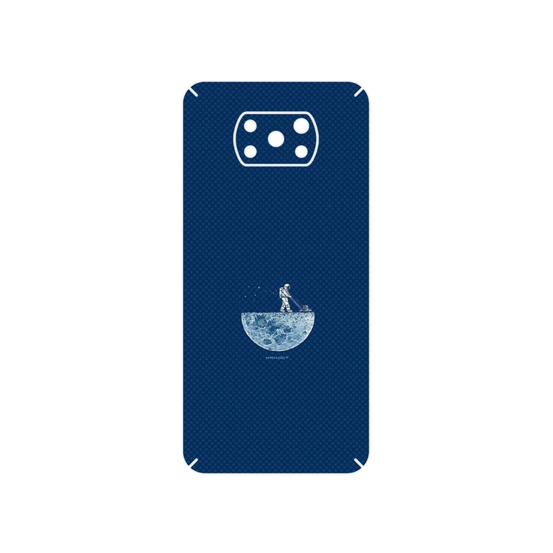 برچسب پوششی ماهوت مدل Minimal Gardener Astronaut مناسب برای گوشی موبایل شیائومی Poco X3 Pro