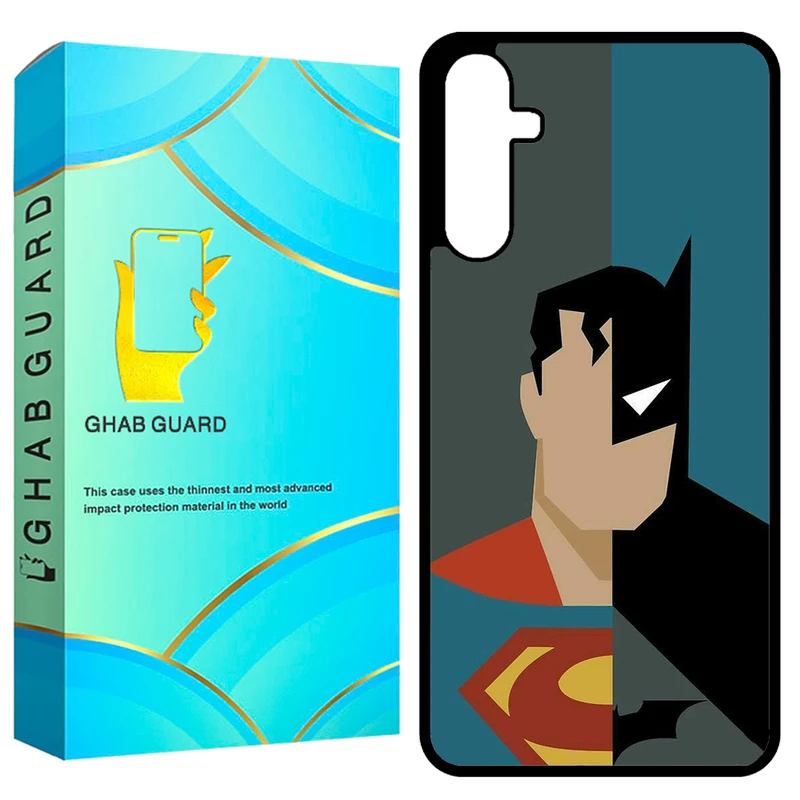کاور قاب گارد طرح بتمن و سوپر من مدل GCHPA14 مناسب برای گوشی موبایل سامسونگ Galaxy A14 4G / A14 5G / M14 5G 