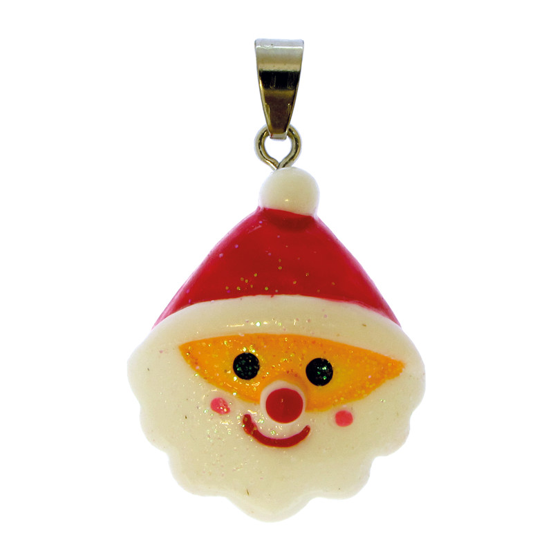 آویز گردنبند طرح بابانوئل کد 111