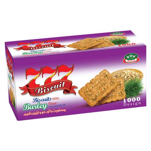 بیسکوییت آرد جو و تزیین شوید - 900 گرم