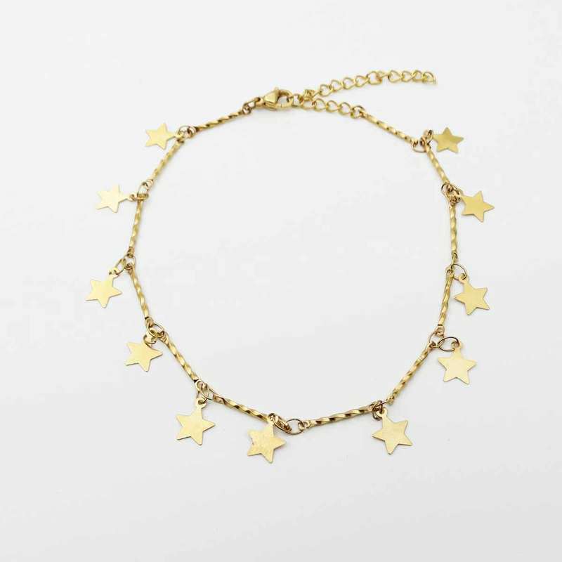 پابند زنانه مدل ستاره بخت