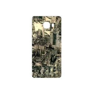 MAHOOT Collage of Skyscraper Cover Sticker for Samsung Galaxy C5