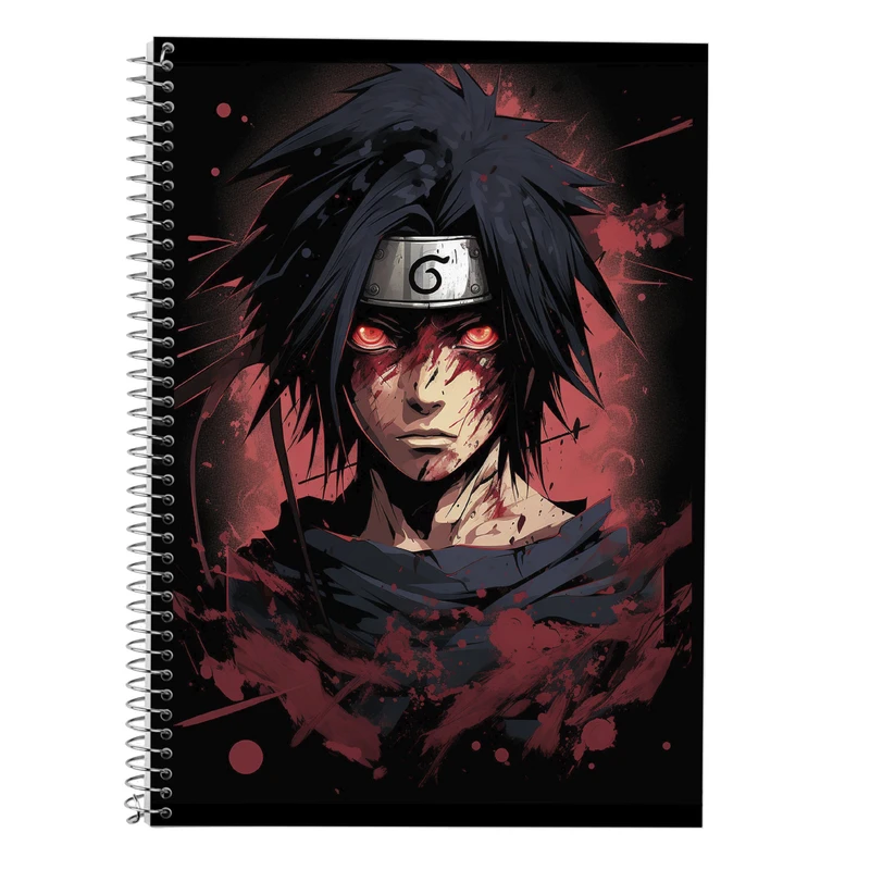 دفتر زبان 50 برگ مدوپد مدل سه خط طرح Naroto کد DF11134