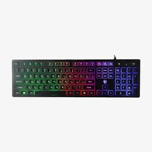 Beyond Gaming Keyboard Model BGK-2010 Membrane Switch, Full-Size, RGB Lighting