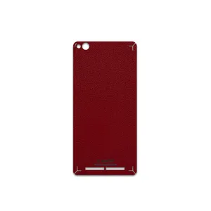 MAHOOT Red-Leather Cover Sticker for Xiaomi Redmi 3