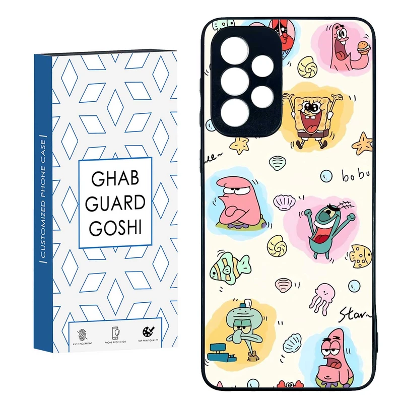 کاور قاب گارد گوشی طرح باب و پاتریک کد TPU-198 مناسب برای گوشی موبایل سامسونگ  GALAXY A33  