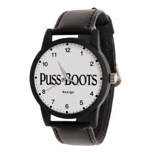 ساعت مچی عقربه ای ناکسیگو مدل Puss in Boots کد LF14320