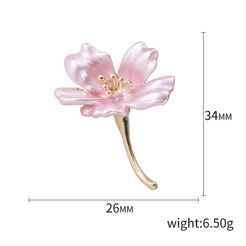 گل سینه زنانه مدل گل نسترن کد 00734