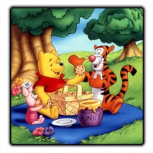 زیر لیوانی مدل POOH کد 004
