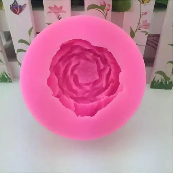 سیلیکون قالب گیری به گز مدل گل پیونی