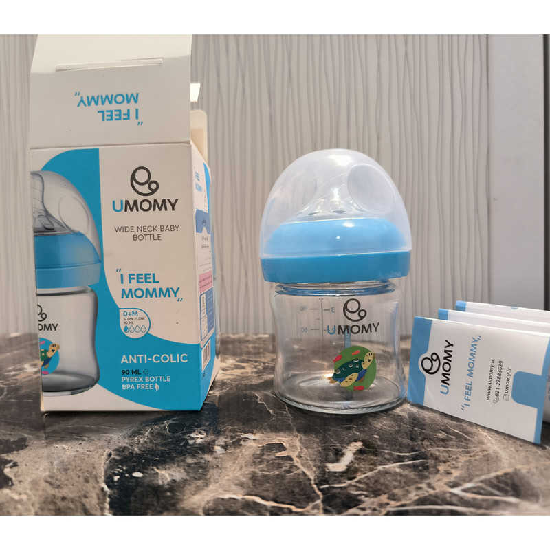 شیشه شیر یومامی طرح نچرال ظرفیت 90 میلی لیتر شیشه شیر یومامی طرح نچرال ظرفیت 90 میلی لیتر
