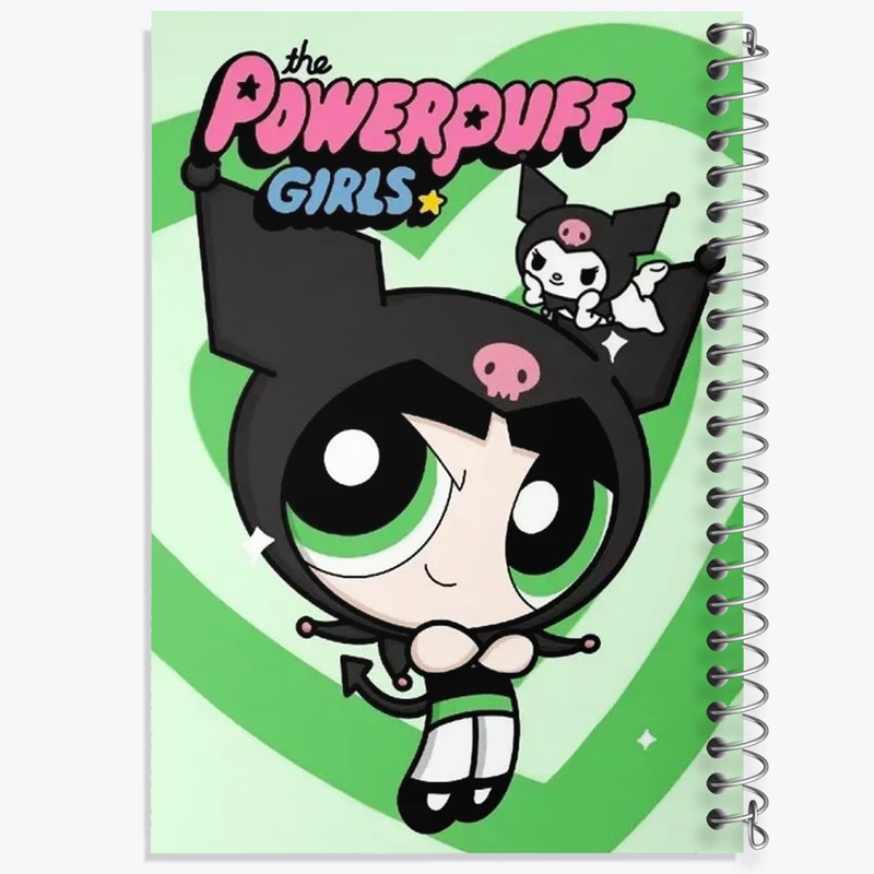 دفتر شطرنجی 50 برگ خندالو طرح دختران نیرومند کورومی کد N1734