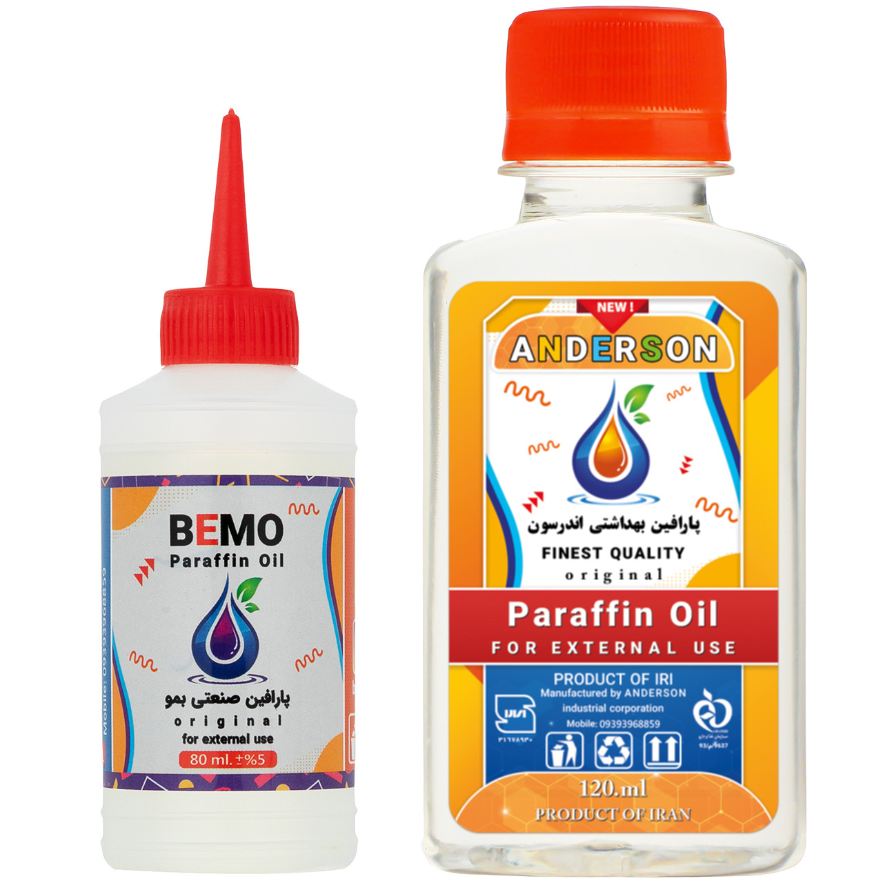 پارافین مایع اندرسون مدل G-BS200 حجم 200 میلی لیتر بسته 2 عددی