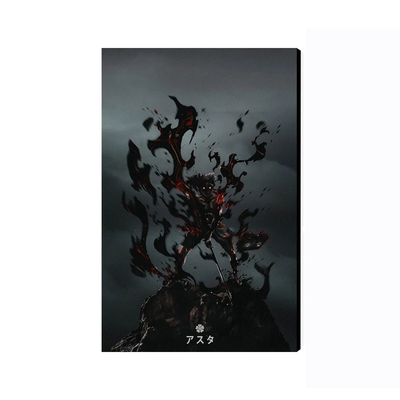 تابلو شاسی عرش مدل انیمه بلک کلاور Black Clover کد As2178