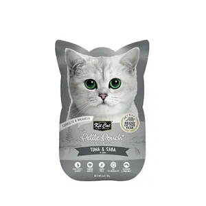 پوچ گربه بالغ کیت کت مدل Petite طعم ماهی تن و صبا وزن ۷۰ گرم