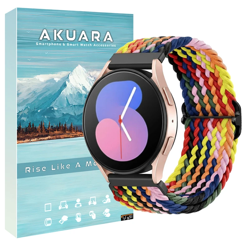 بند آکوآرا مدل Woven NCL AK مناسب برای ساعت هوشمند ناتینگ CMF Watch Pro / CMF Watch Pro 2 / CMF Watch Pro 3 22mm