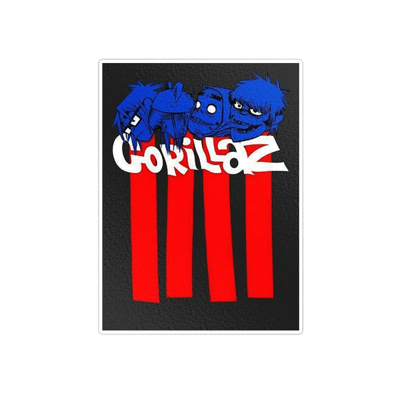     استیکر لپ تاپ ویندی دیزاین طرح gorilaz مدل vindi1004
