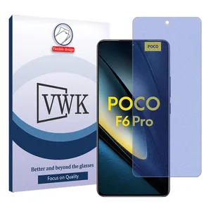 VWK Tough model Matte anti-blue screen protector suitable for Xiaomi Poco F6 Pro mobile phone