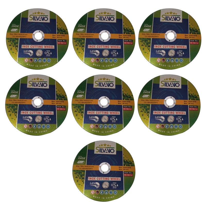 صفحه استیل بر  سیلوانو مدل 180x1.6 مجموعه 7 عددی