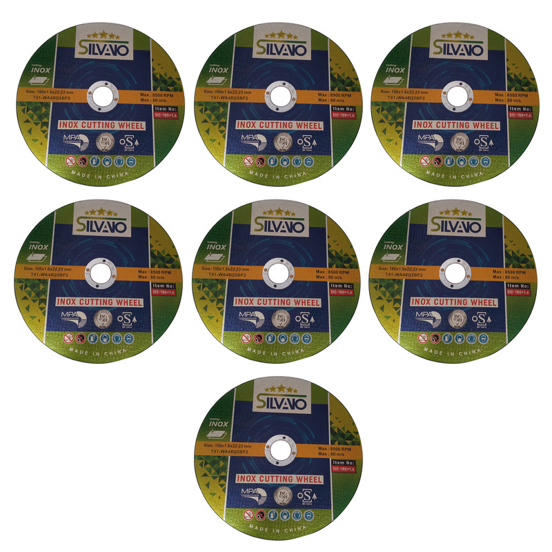 صفحه استیل بر  سیلوانو مدل 180x1.6 مجموعه 7 عددی