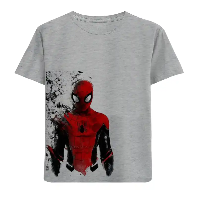 تی شرت آستین کوتاه پسرانه مدل مردعنکبوتی کد N90