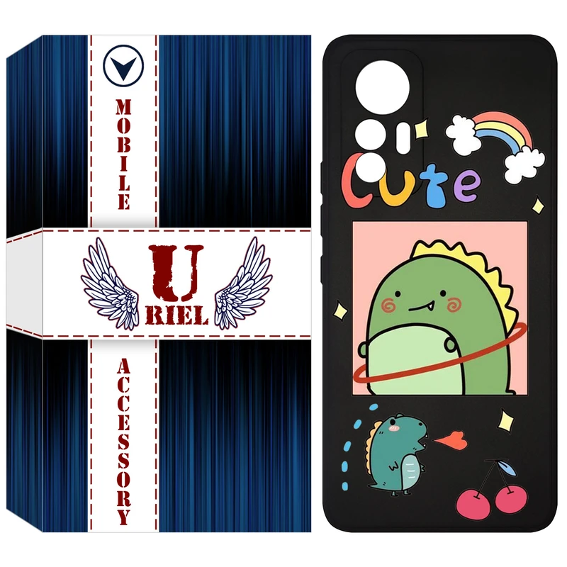 کاور یوریل مدل KSH کد 20 طرح دایناسور مناسب برای گوشی موبایل شیائومی 12 Lite