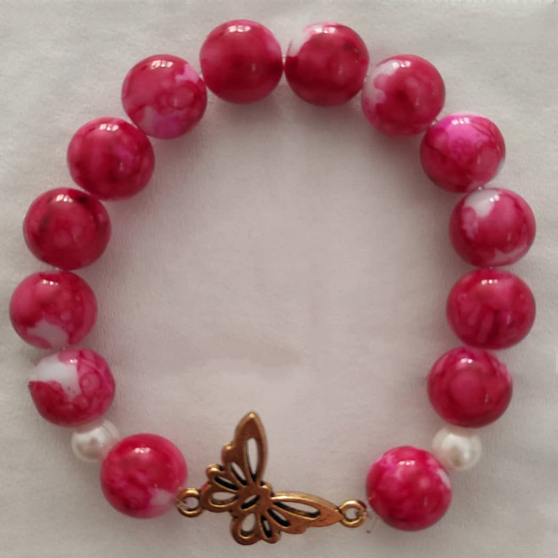 دستبند دخترانه مدل پروانه 001 دستبند دخترانه مدل پروانه 001