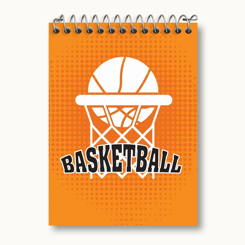 دفتر یادداشت 50 برگ خندالو مدل بسکتبال Basketball کد 26450