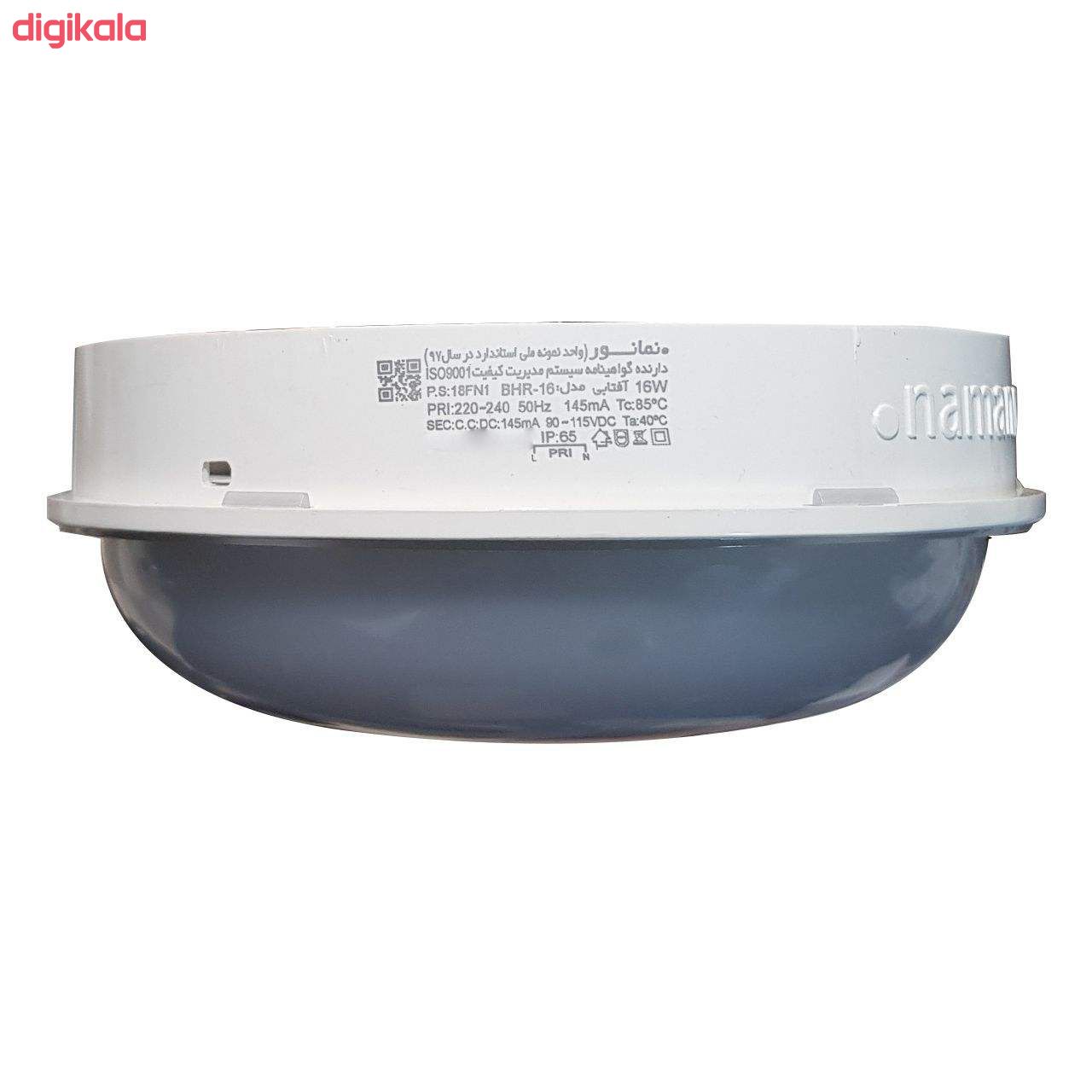 چراغ روکار 16 وات IP نمانور مدل BHR-16 main 1 1