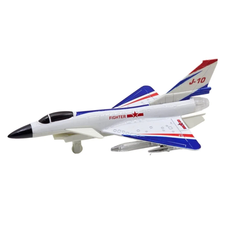 ماکت هواپیما ناب سل مدل جت جنگنده موزیکال چراغدار J-10 FIGHTER کد NAAB001