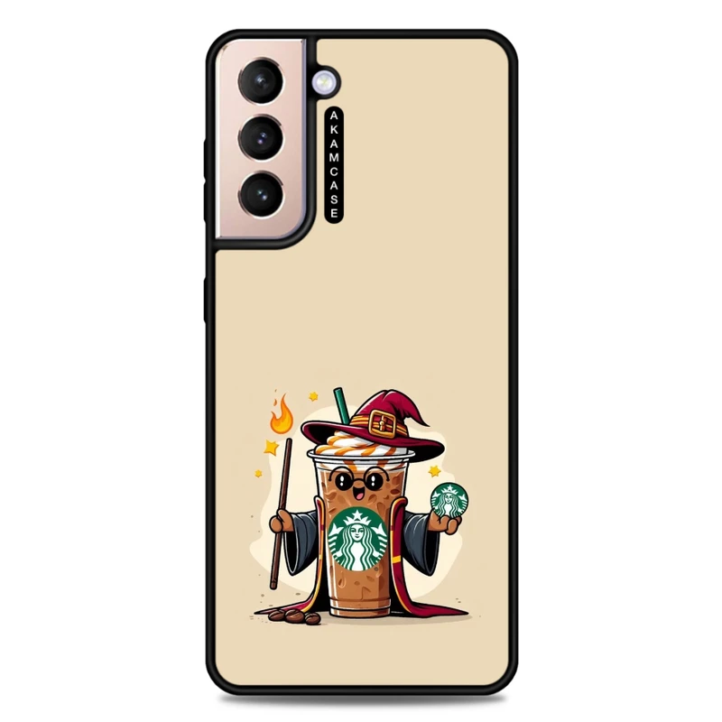 کاور آکام مدل AMC-WSGS21P-STARBUCKS-33 مناسب برای گوشی موبایل سامسونگ Galaxy S21 Plus