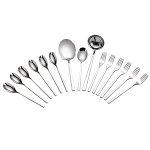 سرویس قاشق و چنگال استیل 15 پارچه جی فی نی مدل G-61 مناسب 6 نفر