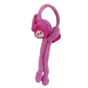 گوش گیر زمستانی بچگانه مدل پمپی صدادار متحرک طرح لبوبو 