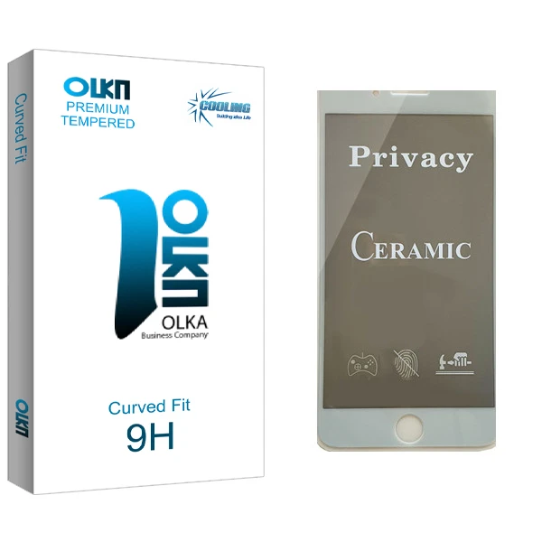 محافظ صفحه نمایش سرامیکی کولینگ مدل Olka glass مناسب برای گوشی موبایل اپل iPhone 7 Plus