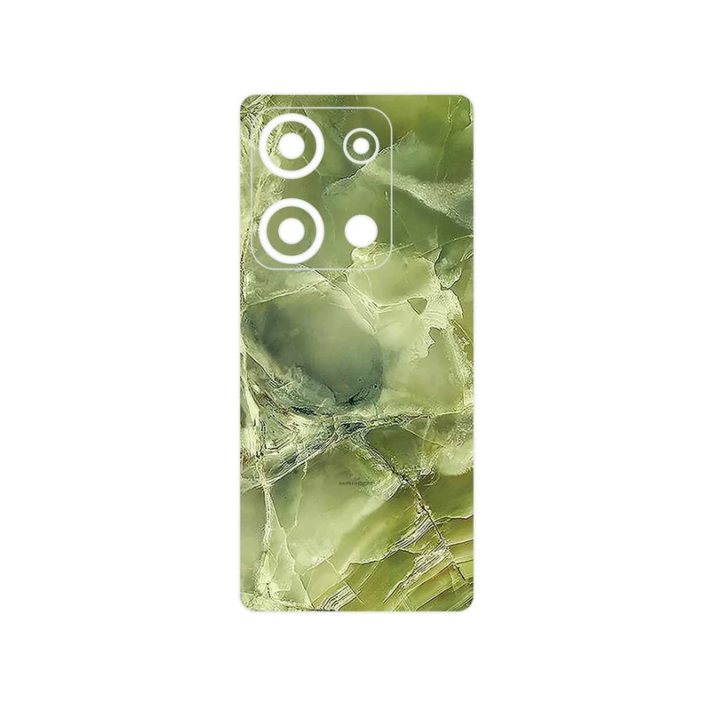 برچسب پوششی ماهوت مدل Green_Crystal_Marble مناسب برای گوشی موبایل شیائومی Redmi Note 14S