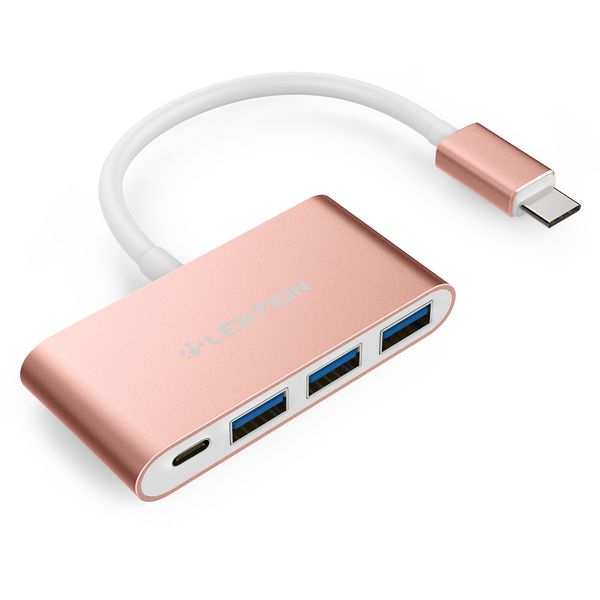 هاب 4 پورت USB-C لنشن مدل c13 se هاب 4 پورت USB-C لنشن مدل c13 se