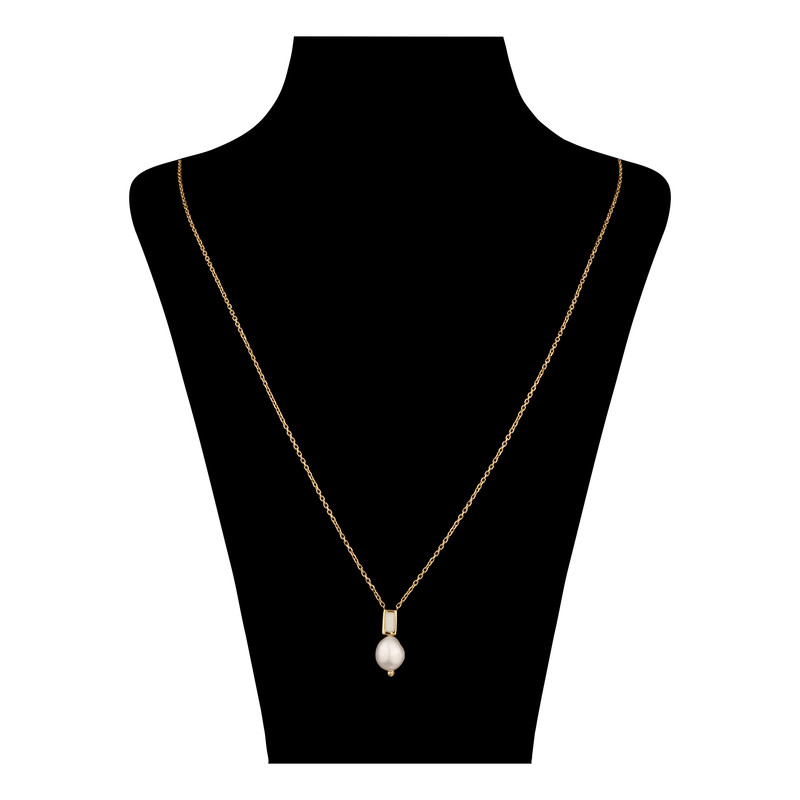 گردنبند طلا 18 عیار زنانه درگونه مدل 13024684