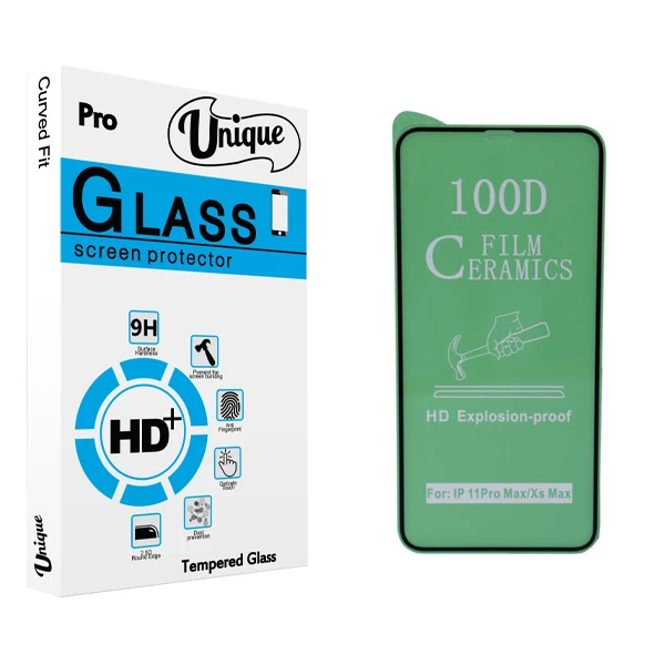 محافظ صفحه نمایش يونيک مدل +Clear مناسب برای گوشی موبایل اپل iphone xs max