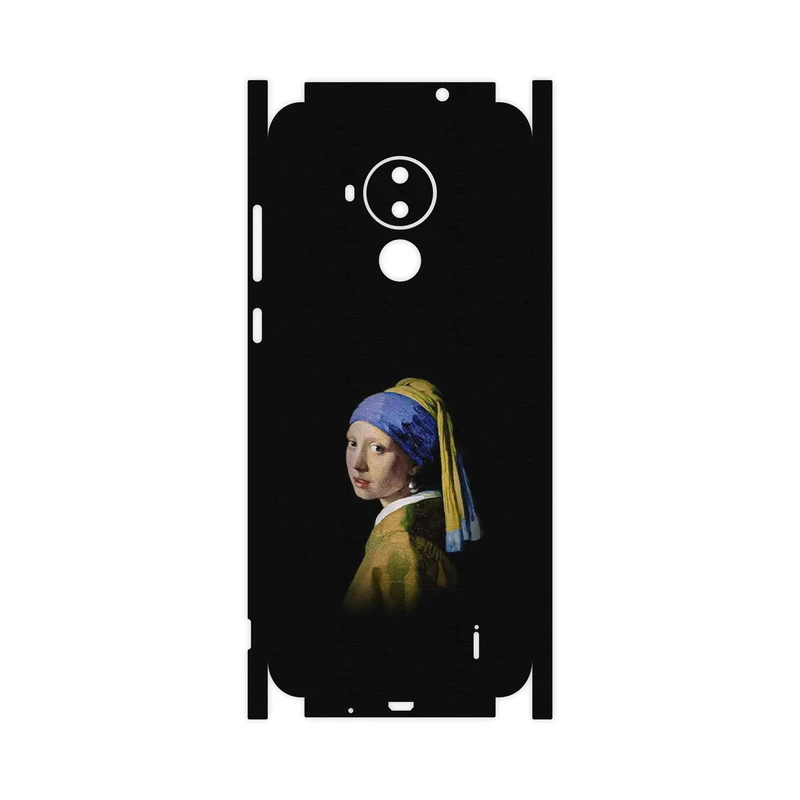 برچسب پوششی ماهوت مدل Girl with a Pearl Earring of Vermeer-FullSkin مناسب برای گوشی موبایل نوکیا C30